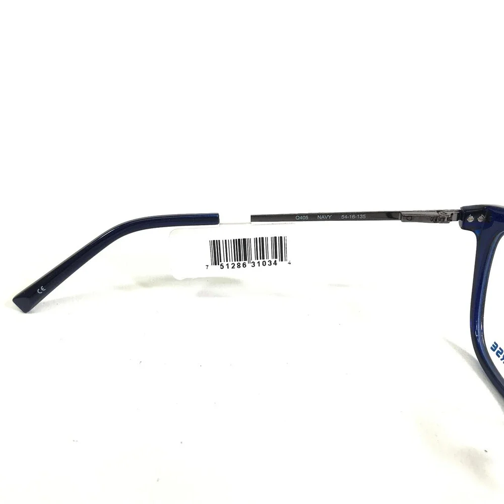 Converse Eyeglasses Frames Q405 NAVY Grey Blue Cat Eye Full Rim 54-16-135